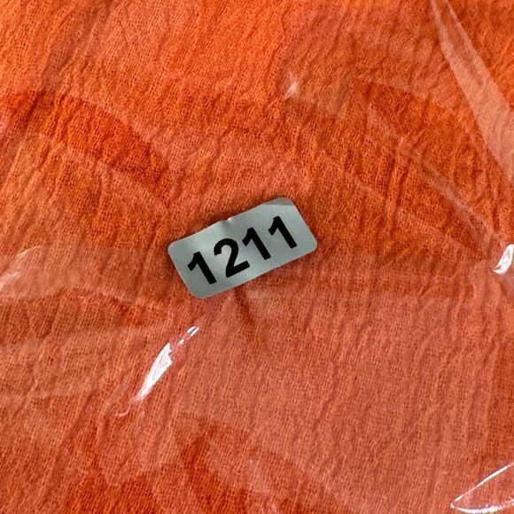 Soft surroundings Dress Womens Plus Sz 2X Beach gauze asymmetric celosia orange - Picture 14 of 14